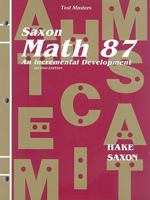 Math 87: An Incremental Development 1565771893 Book Cover