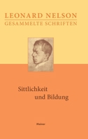 Sittlichkeit und Bildung 3787338381 Book Cover