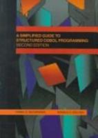 Simplified Guide to Structured Cobol Programming 0471582840 Book Cover