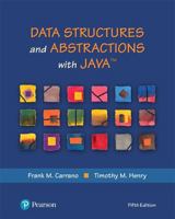 Data Structures and Abstractions with Java 013237045X Book Cover