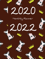 2020-2022 Monthly Planner: Brown Cow 3 Year Planner 1660291488 Book Cover