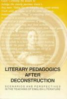 Literary Pedagogics After Deconstruction: Scenarious and Perspectives in the Teaching of English Language 8772883723 Book Cover