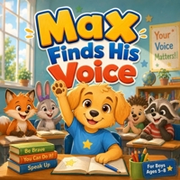 Max Finds His Voice: An Encouraging Story About Finding the Courage to Raise Your Hand and Speak Up in Class, for Boys Ages 5-8 B0HC2F246S Book Cover