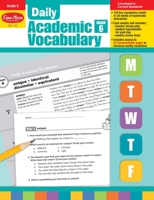 Daily Academic Vocabulary Grade 6+ [With Transparencies] 1596732059 Book Cover
