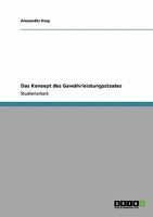 Das Konzept des Gewährleistungsstaates 3640149777 Book Cover