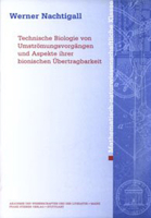 Technische Biologie Von Umstromungsvorgangen Und Aspekte Ihrer Bionischen Ubertragbarkeit 3515079432 Book Cover