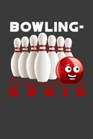 Bowling-König: Jahres-Kalender für das Jahr 2020 DinA-5 Jahres-Planer Organizer (German Edition) 1708369325 Book Cover