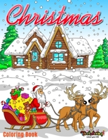 Christmas : Coloring Book: Adult coloring book with joyful 25 designs for the holiday season, relaxing coloring pages B08KPXM2NQ Book Cover