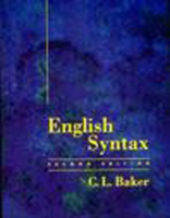 English Syntax - 2nd Edition 0262521989 Book Cover