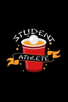 Student Athlete: 6x9 Beer Pong - dotgrid - dot grid paper - notebook - notes 1653244437 Book Cover