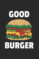 Burger Notizbuch: Burger Notizbuch für Liebhaber / Notizheft / Notizblock A5 (6x9in) Dotted Notebook / Punkteraster / 120 gepunktete Seiten (German Edition) 1675523339 Book Cover