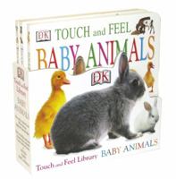 Touch and Feel Baby Animals Library 0756620295 Book Cover