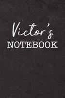 Victor's Notebook: Personalized Scrapbook for Men 1798939274 Book Cover