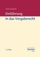 Einfuhrung in Das Vergaberecht 3939804436 Book Cover
