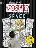 Build a Poster Coloring Book--Space 0486486451 Book Cover
