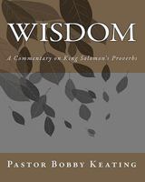 Wisdom: A Commentary On King Solomon's Proverbs (Volume 1) 1456574086 Book Cover