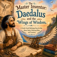 The Master Inventor: Daedalus and the Wings of Wisdom: A Gentle Greek Mythology Story for Kids About Safety, Following Rules, and Creativity (Legends of Olympus) B0HFSV9X3S Book Cover