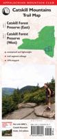 Catskill Mountains Trail Map: Catskill Forest Preserve (East)/Catskill Forest Preserve (West) 1934028959 Book Cover