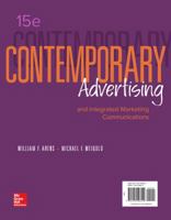 Contemporary Advertising (Mcgraw-Hill/Irwin Series in Marketing) 0256262535 Book Cover