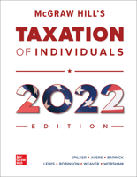 McGraw Hill's Taxation of Individuals 2022 Edition 1264368925 Book Cover