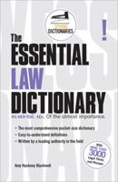 The Essential Law Dictionary (Sphinx Dictionaries) 1572486503 Book Cover