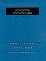 Accounting: Text and Cases (The Irwin Graduate Accounting Series) 0071140123 Book Cover