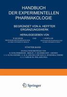 Handbuch Der Experimentellen Pharmakologie Erganzungswerk: Funfter Band 3642472869 Book Cover