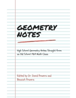 Geometry Notes- High School Geometry Notes Straight from an Old School 1969 Math Class B09SPC56ST Book Cover