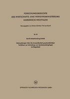 Untersuchungen Uber Die Anwendbarkeit Geophysikalischer Verfahren Zur Aufsuchung Von Spateisensteingangen Im Siegerland 3663033031 Book Cover