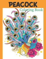 Peacock Coloring Book: Peacock Activity Coloring Book for Kids, Cute Peacock Gifts for Animals Lover | B0924CY28F Book Cover