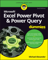 Excel Power Pivot & Power Query For Dummies 1119844487 Book Cover