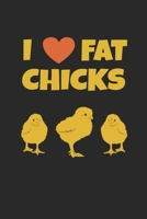 I Heart Fat Chicks: 2 Year Undated Weekly Planner For Those Who Raise Chickens 1694939928 Book Cover
