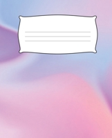 HOLOGRAPHIC Composition Notebook: 7.5 X 9.25 Primary Ruled 110 pages book for girls, kids, school, students and teachers 1088993036 Book Cover