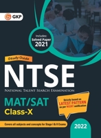 Ntse 2021-22: Class 10th (MAT + SAT) - Guide 9394168958 Book Cover