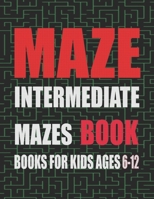Intermediate Mazes for Kids Ages 6 to 12: Maze Activity Book for Kids B084QGRLL2 Book Cover