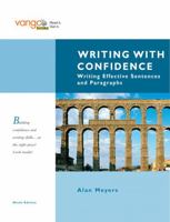 Writing with Confidence: Writing Effective Sentences and Paragraphs, VangoBooks (9th Edition) (Meyers Developmental Writing) 0205617808 Book Cover