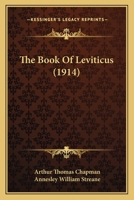 The Book Of Leviticus 1166985202 Book Cover