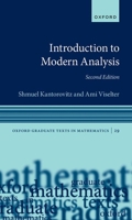 Introduction to Modern Analysis 0192849549 Book Cover