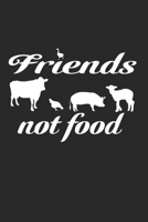 Notizheft: Blanko Notizheft mit Veganer Vegetarier Cover 120 linierte Seiten Softcover A5 Format sch�nes Cover 1655256564 Book Cover