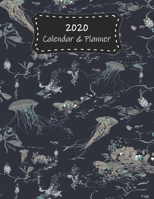 2020 Calendar & Planner: Jellyfish Premium 2020 Calendar For Animal Lovers Everywhere Academic Planner & Scheduler 1708133038 Book Cover
