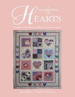A Celebration of Hearts: A Sampler of Heart Motifs for Quilting, Patchwork and Applique 0914881221 Book Cover