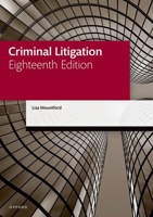 Criminal Litigation 0192858815 Book Cover