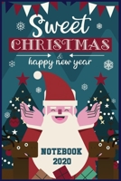 Sweet Christmas Happy New Year Notebook 2020: Notebook / Journal Gift (6x9 - 110 pages) 1671266560 Book Cover