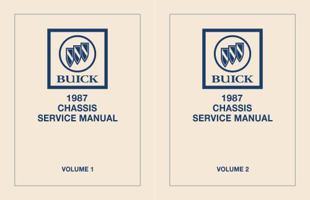 1987 Buick Service Manual All Models - 2 Volume Set By Detroit Iron 1791418732 Book Cover