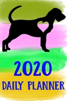 2020 Daily Planner: Bloodhound 2020 Daily Planner Calendar Schedule Organizer Appointment Journal Notebook For Bloodhound Dog Puppy Owners Lovers 1709935057 Book Cover