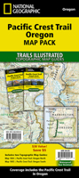 Pacific Crest Trail: Oregon [Map Pack Bundle] (National Geographic Trails Illustrated Map) 1566958180 Book Cover