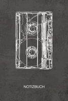 NOTIZBUCH A5 Dotted: Musikliebhaber Notizheft GEPUNKTET 120 Seiten - Musik Kassette Notizblock Retro 90er Jahre Skizzenbuch - Party Geschenk f�r Musikliebhaber Partymacher Stimmungsmacher 171035710X Book Cover