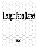 Hexagon Paper (Large): 50 Pages 8.5" X 11" 1607969149 Book Cover