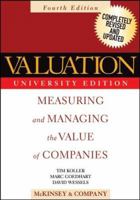 Valuation: Measuring and Managing the Value of Companies 0471086274 Book Cover