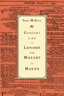 Concert Life in London from Mozart to Haydn 0521028906 Book Cover